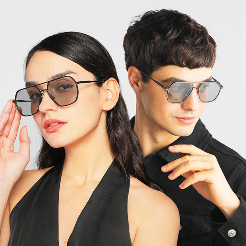 Lebensfreuden - Photochromatische Piloten-Sonnenbrille SBLI8692 - für Damen und Herren