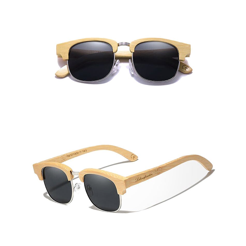 Bambusholz - Sonnenbrille KS01 - Gelb | Lebensfreuden