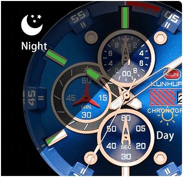 Klassischer Holzchronograph "Indy 500" aus Ebenholz - Lebensfreuden