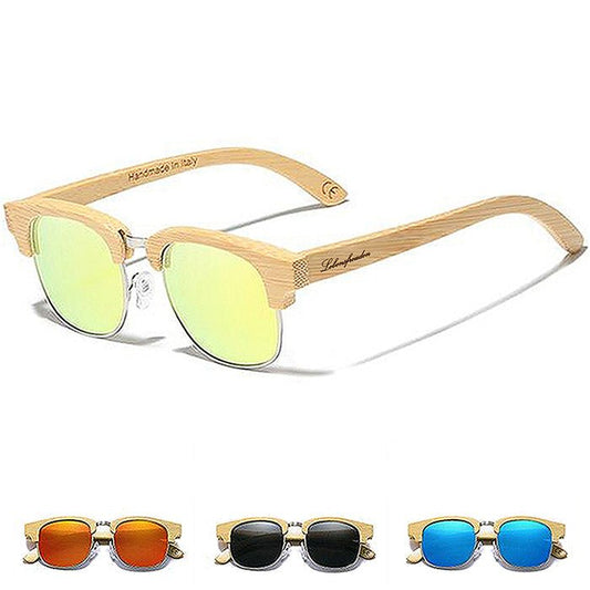 Bambusholz - Sonnenbrille KS01 - Gelb | Lebensfreuden